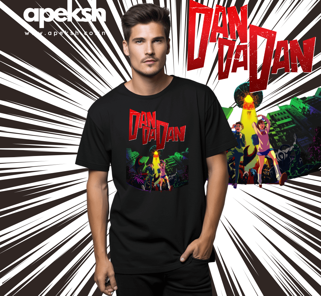 Dandadan_black t-shirt