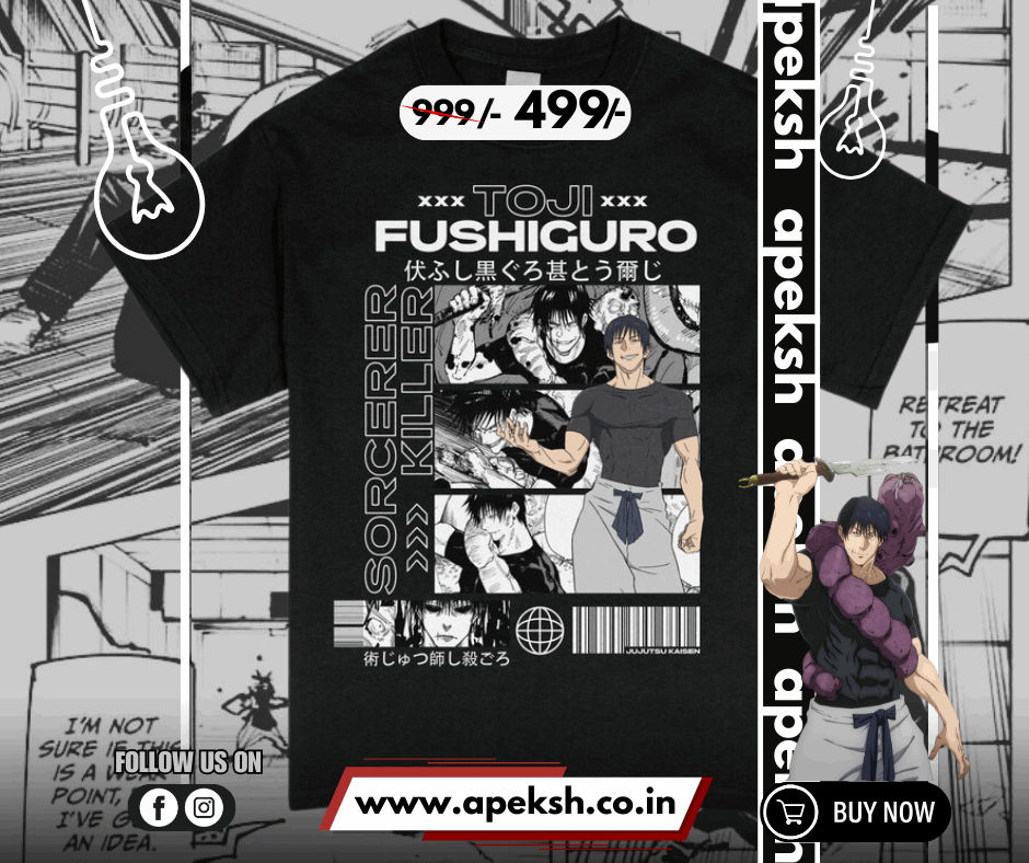 Toji Jujutsu Kaisen-Unisex T-Shirt APEKSH
