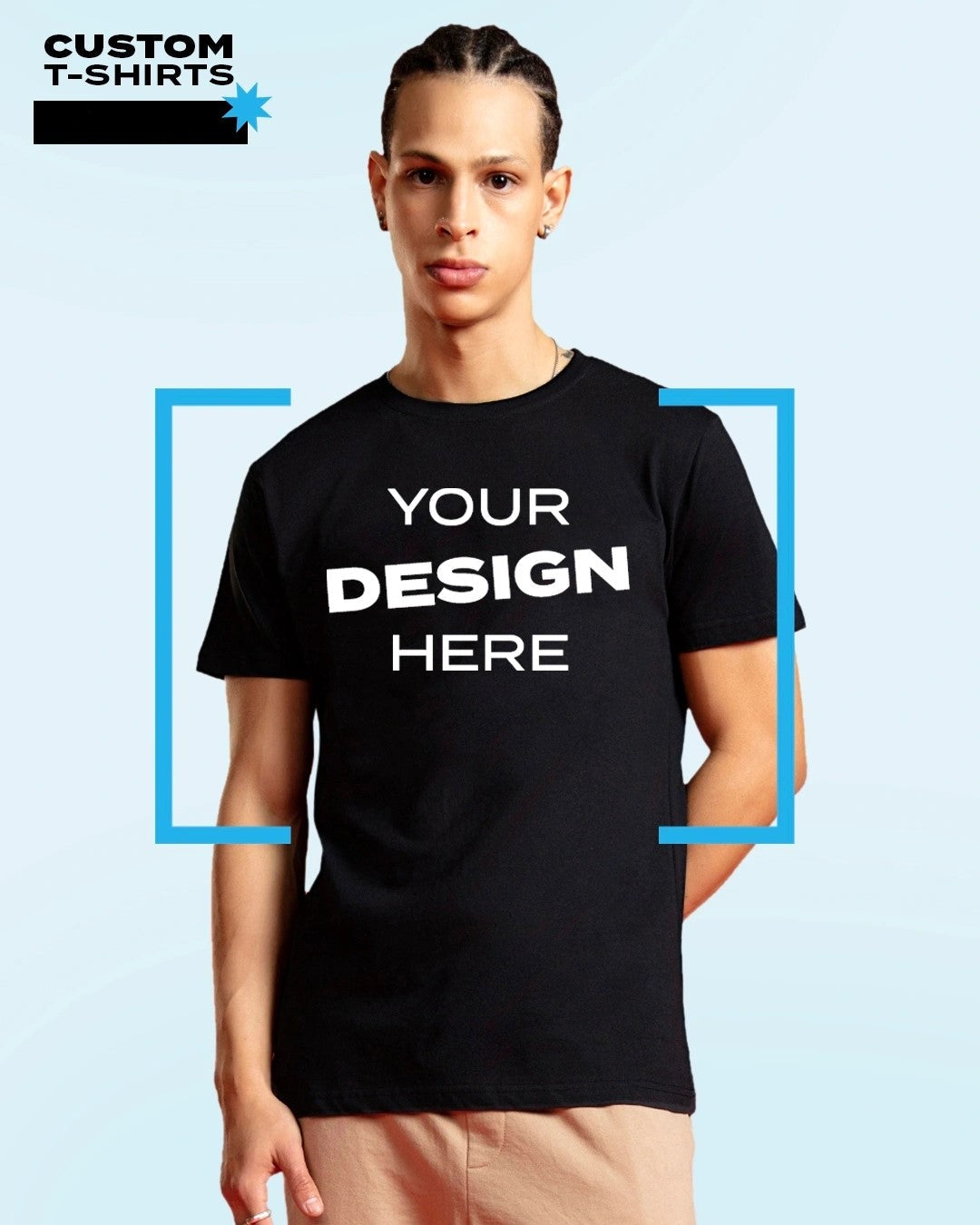 Custom Printed UNISEX T-Shirt Upload Your Own Design!