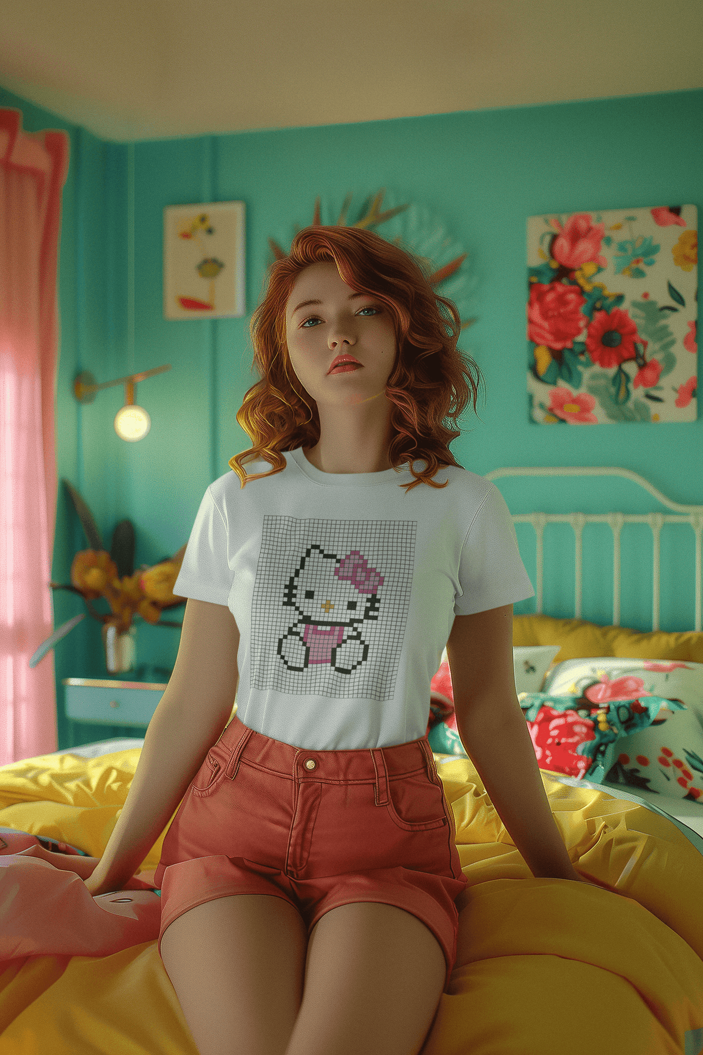 Hello Kitty Pookie Printed T-Shirt