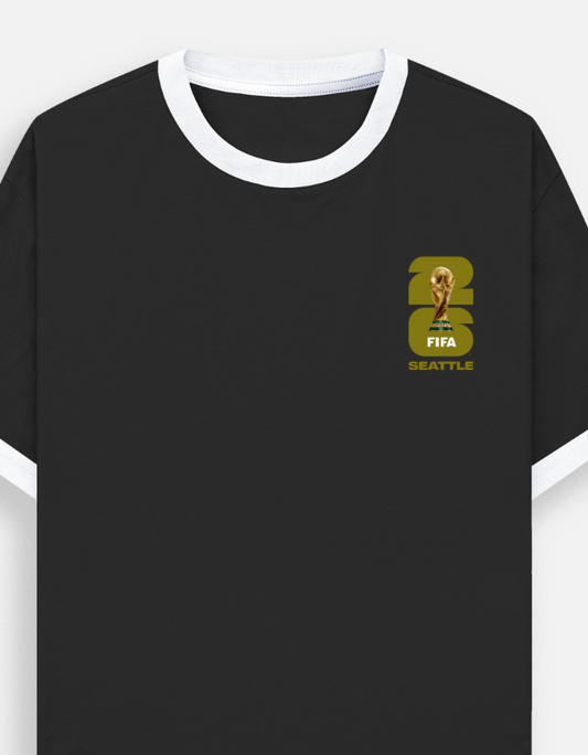 FIFA World Cup 2026™ Seattle Poster Ringer T-Shirt - Unisex