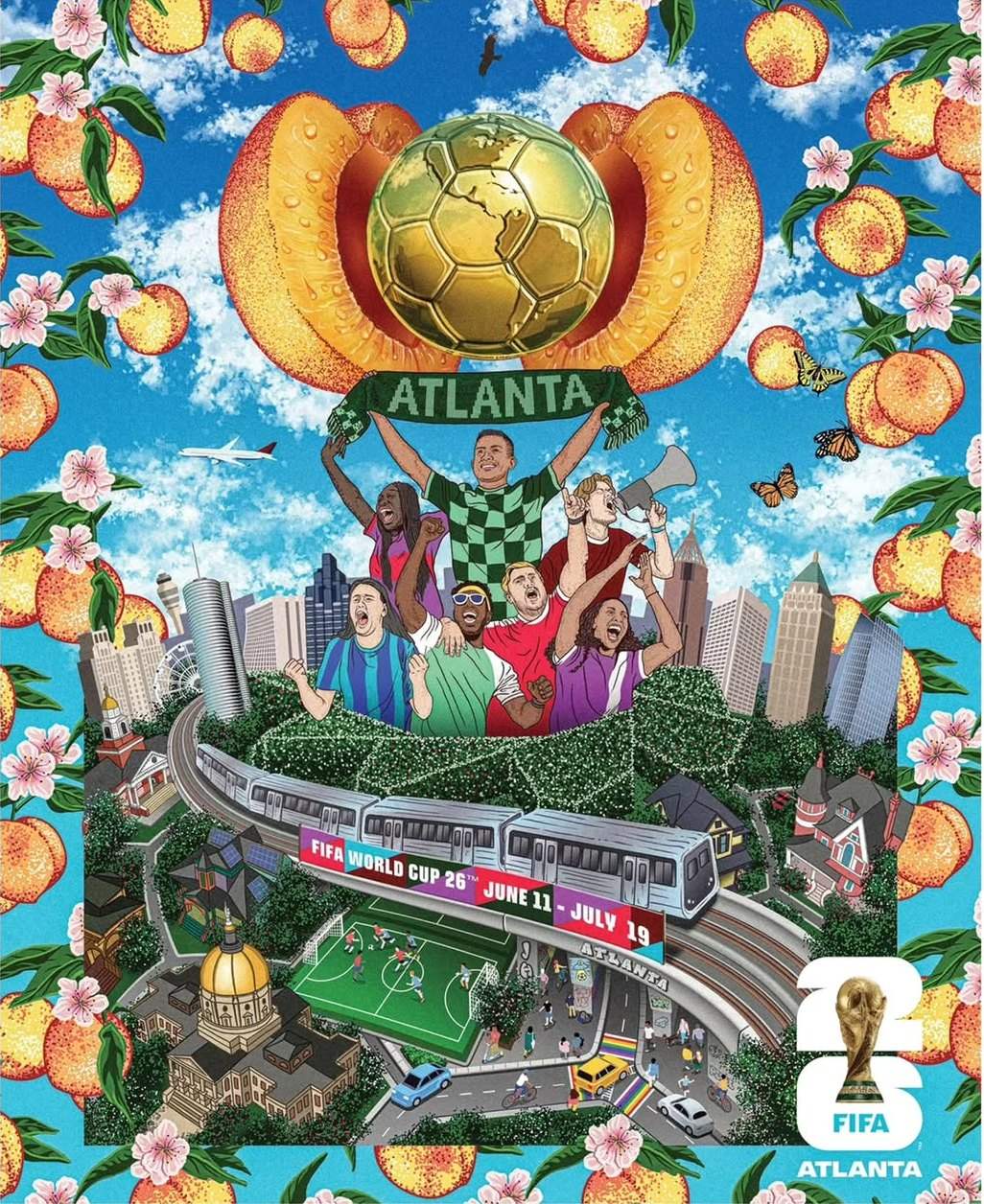 Atlanta Host City FIFA Poster