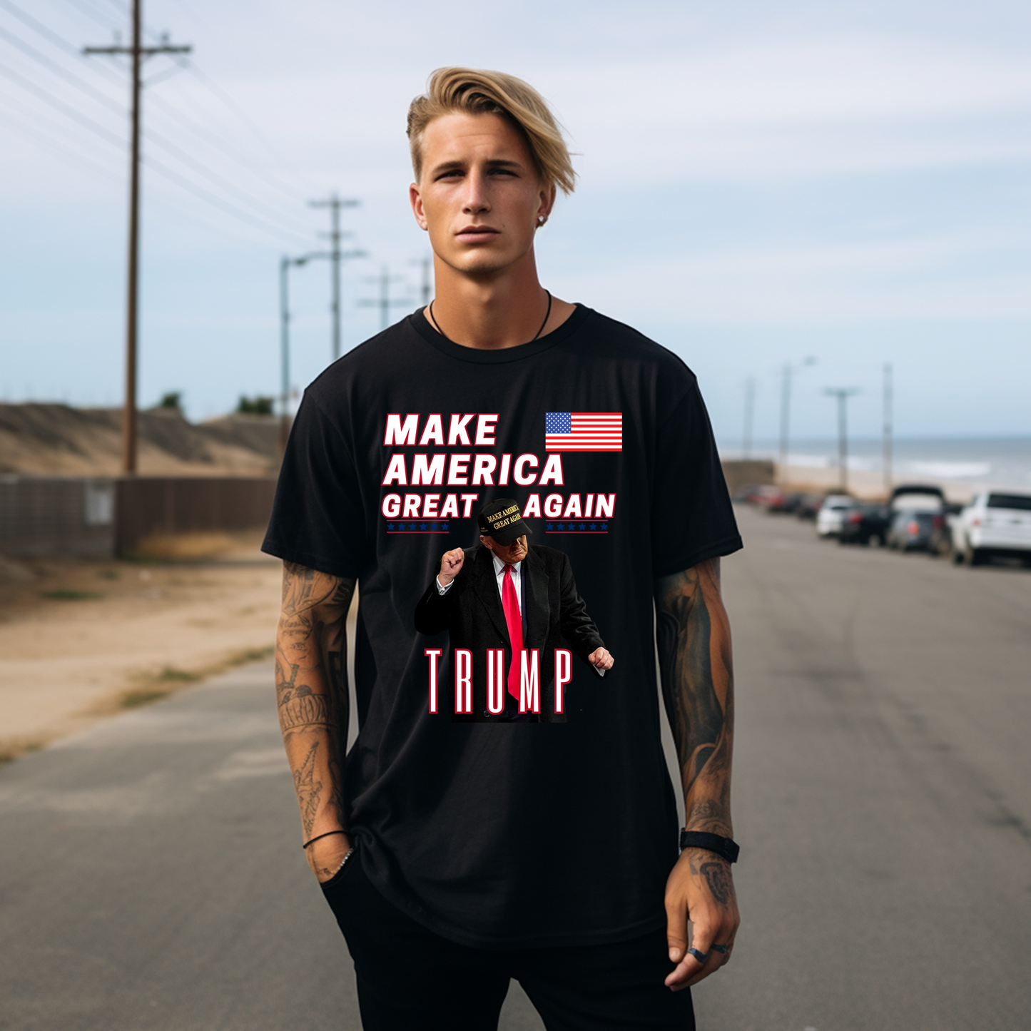 Viral Trump T-Shirt: "MAKE AMERICA GREAT AGAIN"