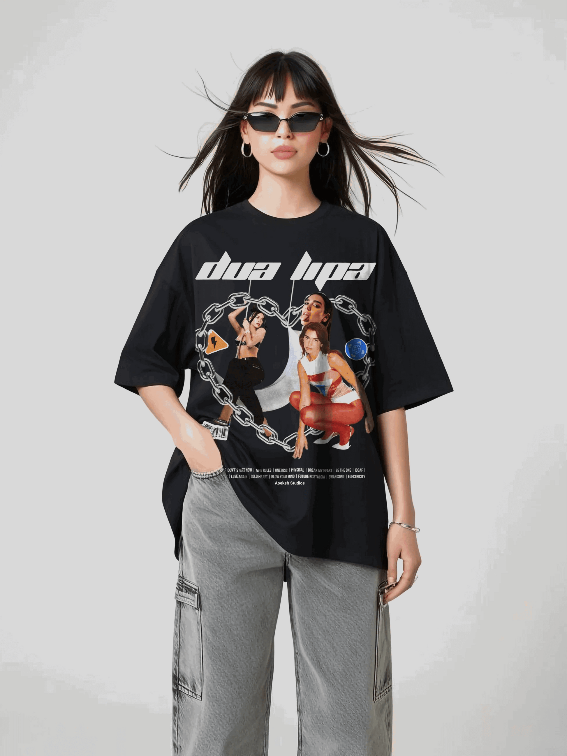 DUA LIPA Oversized Concert Tee - Main Image