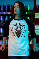 Stranger Things Hellfire Club Raglan