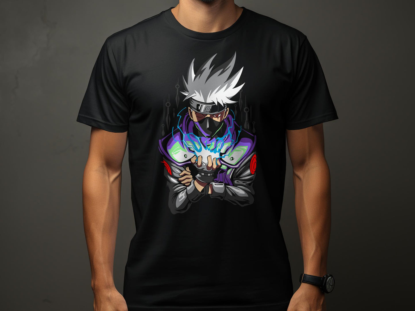 "Unleash your inner ninja with our Kakashi New Premium Design Anime T-Shirt, meticulously crafted from 100% cotton for unrivaled comfort and durability. Emblazoned wPremium Design Anime