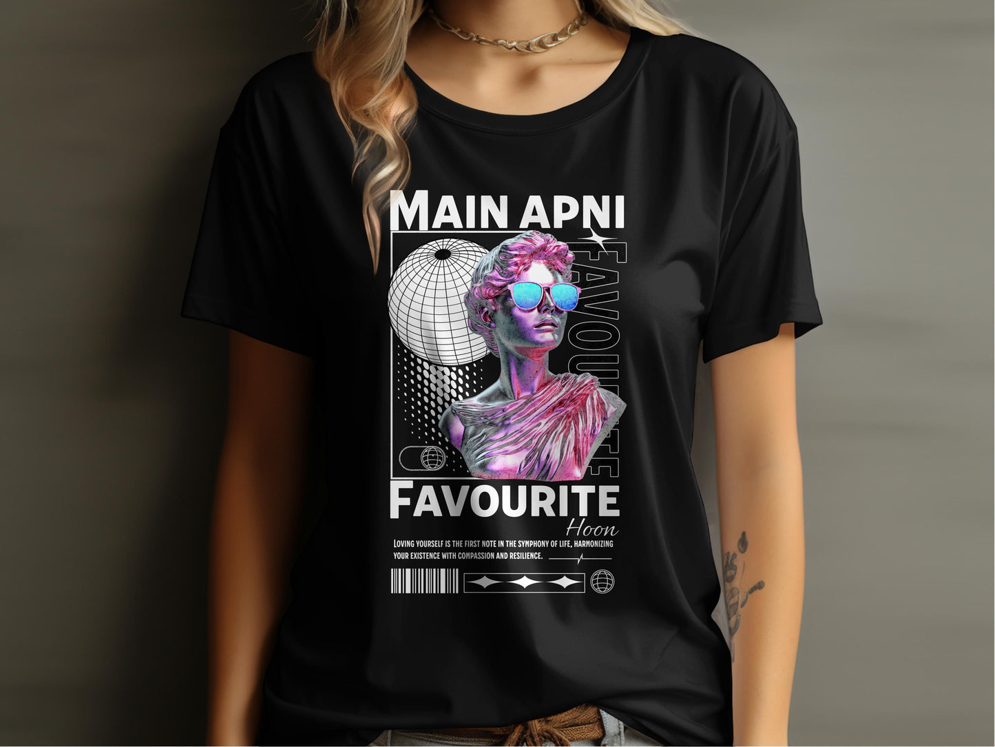 MAIN APNI  FAVOURITE HOON T-SHIRT