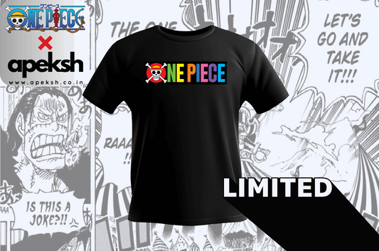 "ONE PIECE" colour logo T-Shirt Unisex