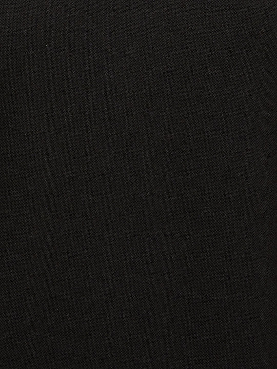 Men Black Polo Collar T-shirt