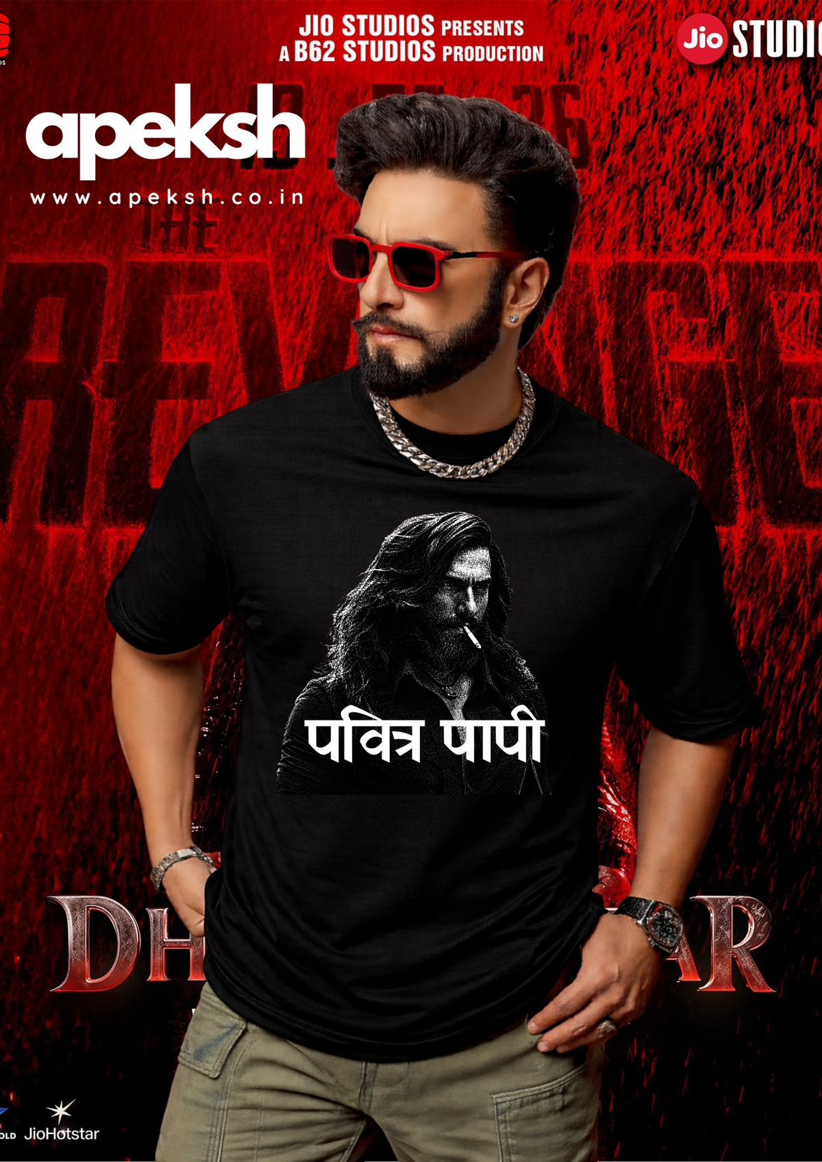 Dhurandhar Pavitra Papi Oversized
