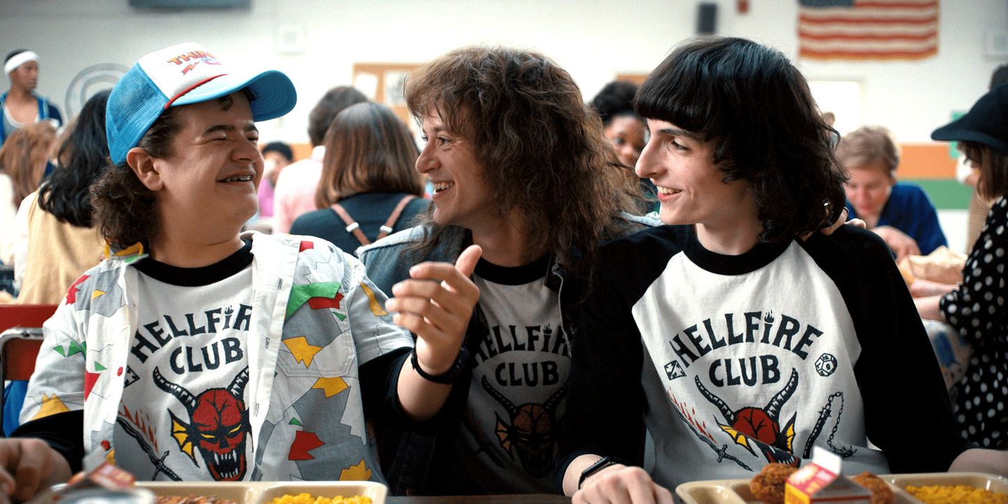 Stranger Things Hellfire Club Raglan