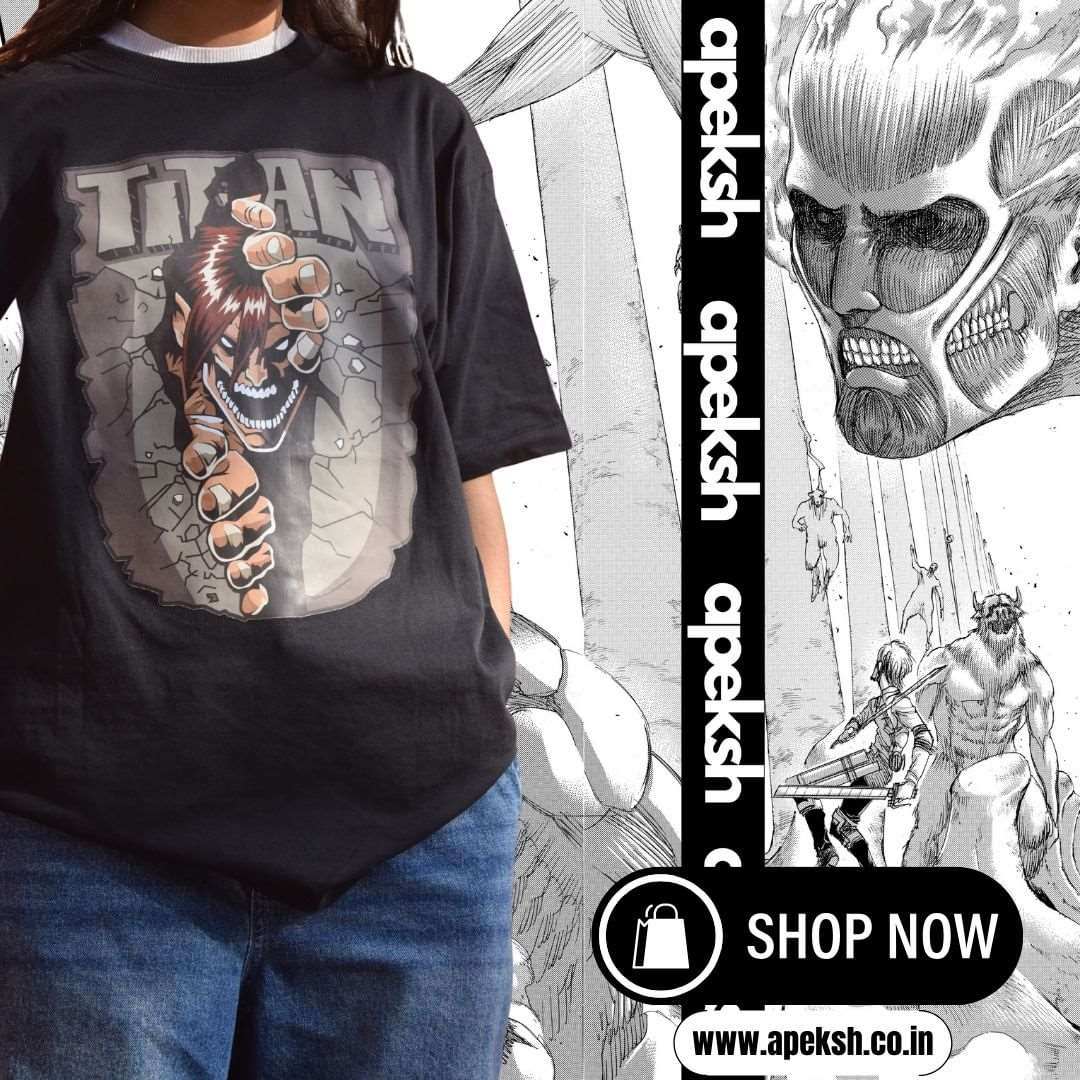 attack on titans t shirt
