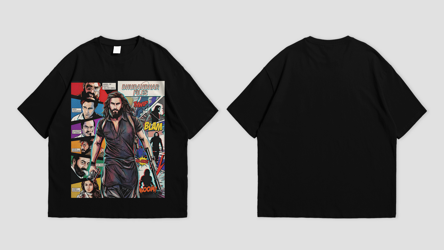 Ranveer Singh Dhurandhar Files T-Shirt