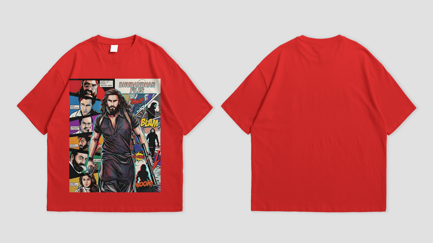 Ranveer Singh Dhurandhar Files T-Shirt