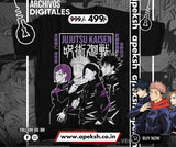 Sorcerers Group Jujutsu Kaisen Unisex Anime T-Shirt